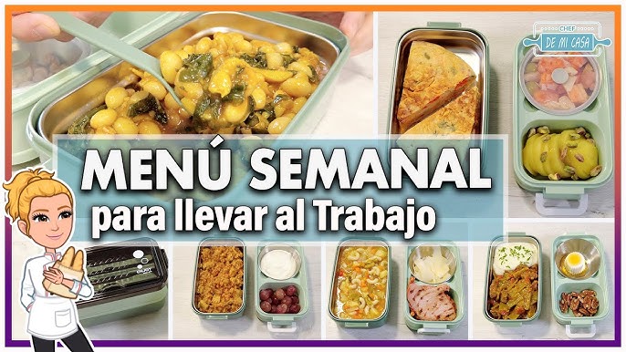 Qué tamaño de tupper es el apropiado para llevar la comida al trabajo? 