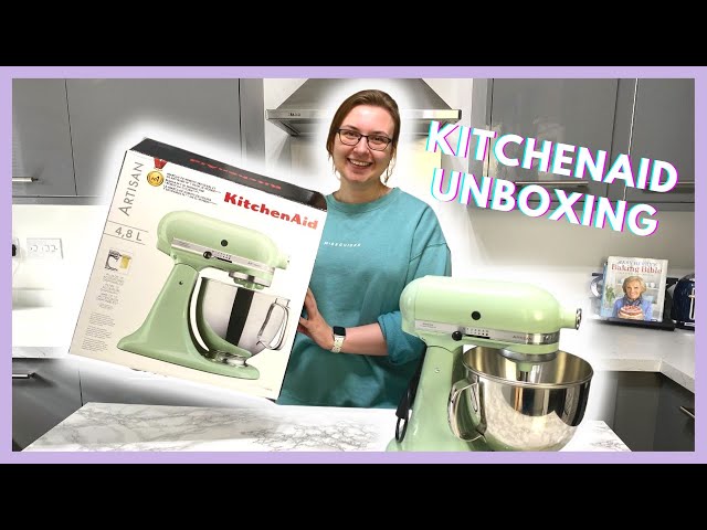 KITCHENAID UNBOXING 2022  Unbox my first KitchenAid with me! KitchenAid  Artisan 175 Pistachio 