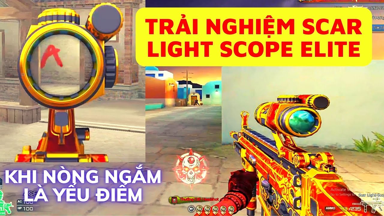 Bình luận Đột Kích - Text thử ScarLight Scope Elite | Súng ngon nhưng ...