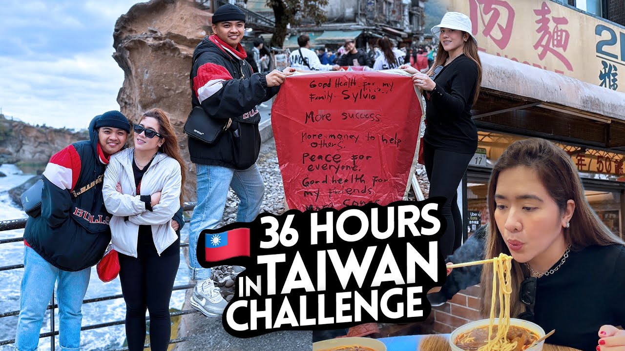 36 HOURS IN TAIWAN CHALLENGE! | Love Angeline Quinto
