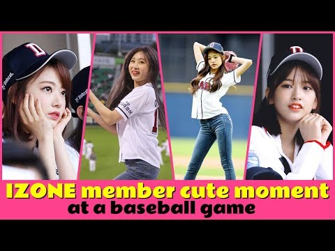 izone-member-cute-moment-at-a-baseball-game