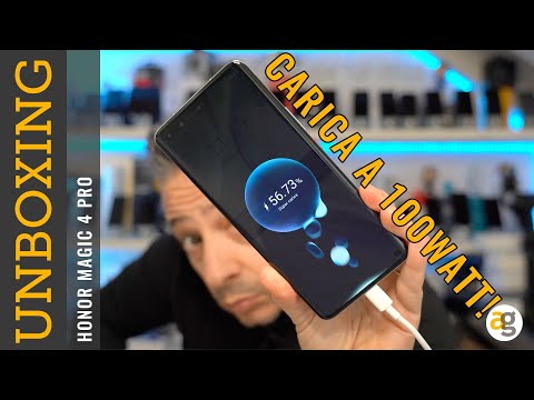 UNBOXING Honor MAGIC 4pro RICARICA 100watt (e le TECNICHE ANTISGAMO)