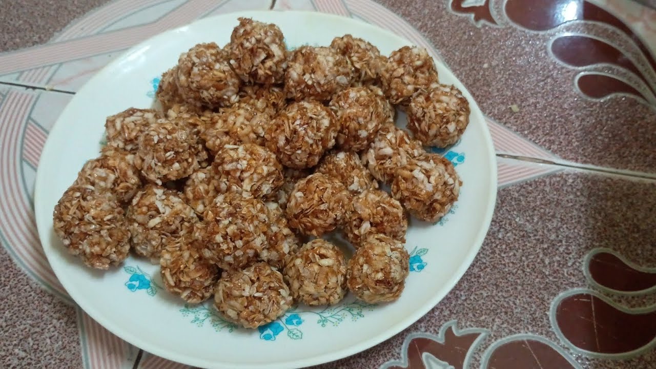 চিঁড়েরনাড়ু। চিড়ের নাড়ু রেসিপি। বেঙ্গলি রেসিপি। নাড়ু রেসিপি। Viral cooking videos । 