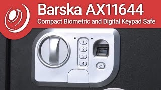 Barska AX11644 Compact Biometric and Digital Keypad Safe