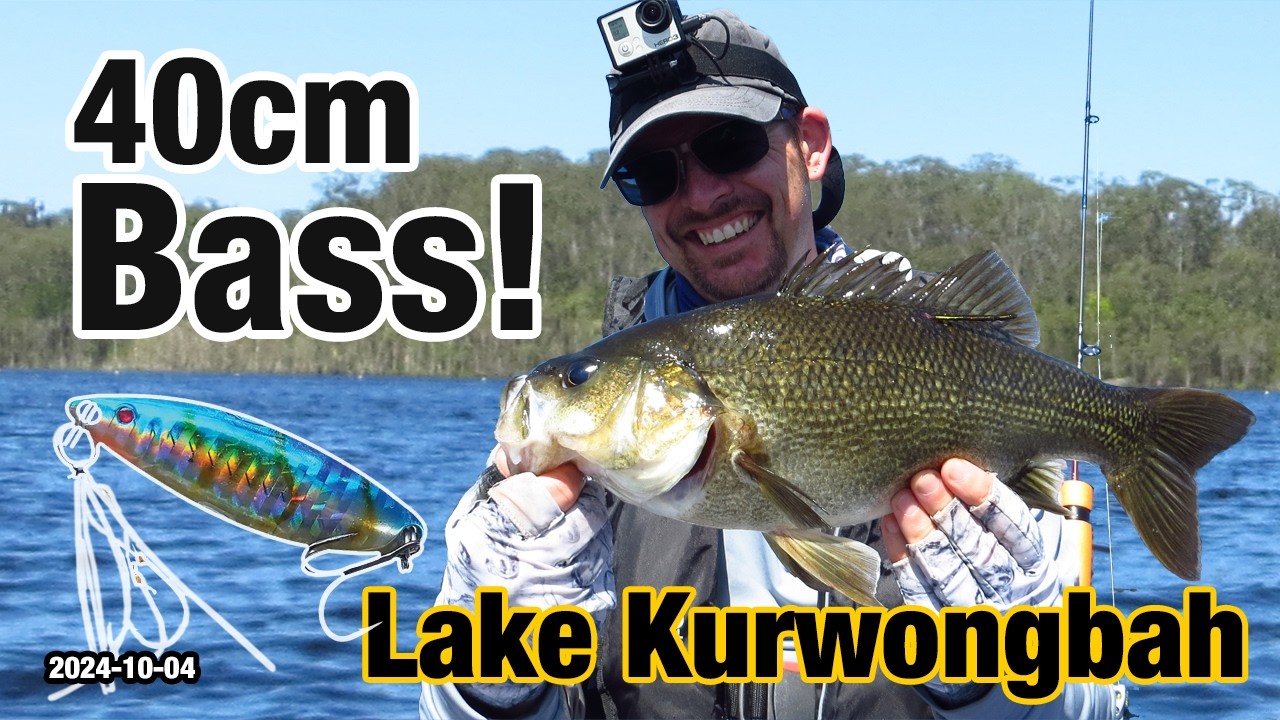Lake Kurwongbah bass think it's winter again?! Gangbanger G2 lure saves the day & catches BIG fish!