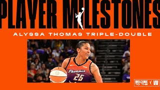 Every Triple-Double From Alyssa Thomas’ Historic Three-Game Streak
