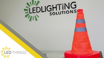 Pop Up Flashing Traffic Cone