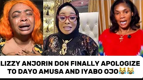 LIZZY ANJORIN DON FINALLY APOLOGIZE TO DAYO AMUSA AND IYABO OJO.😹😭