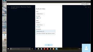 Windows 10 Skype Call settings