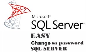 Change password sa SQL SERVER