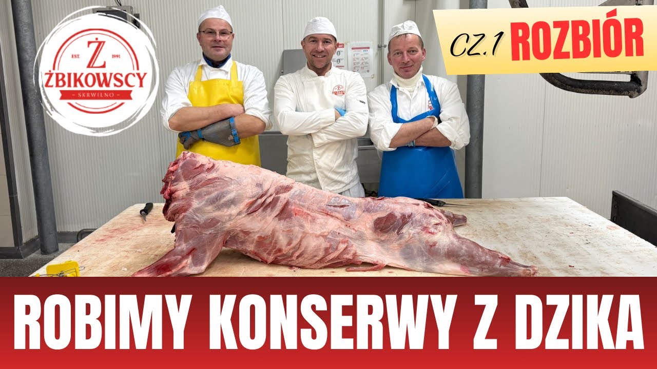 Rozbiór DZIKA!🐗Robimy konserwy z dzika!