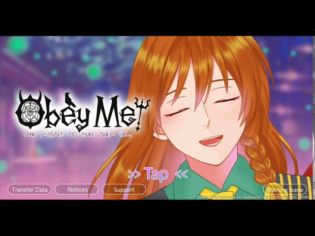 Obey me! Shall we date? MC opening scene class=