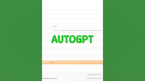 AI Tools - AutoGPT #shorts