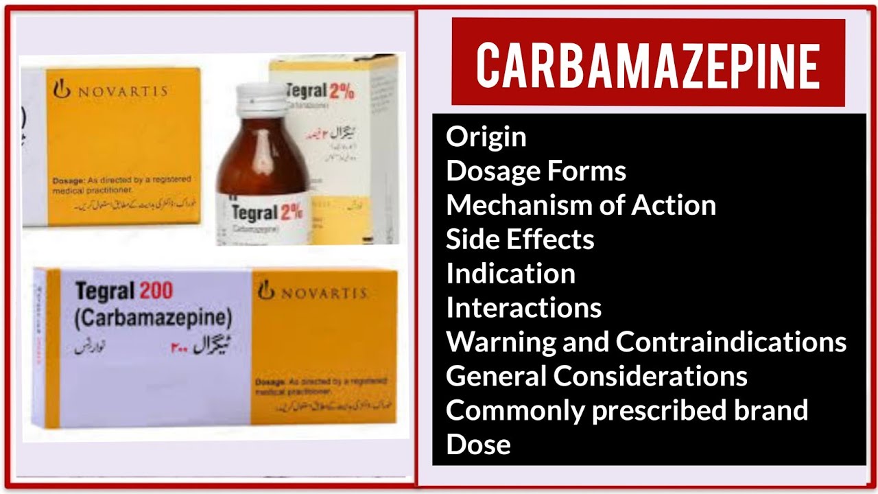Carbamazepine: Side Effects, Contraindications, Warnings and More