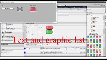 TIA Portal WinCC how to use Text list and Graphic list