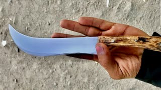 Making knife Creating an Unrealistically Sharp Knife from a Piece of Metal |hand made knife
