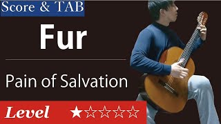 Fur [Pain of Salvation] Fingerstyle Guitar Cover【Score &amp; TAB】