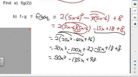 1.4 Composition of Functions