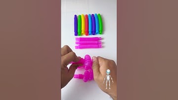 👽👽👽 sounds ASMR Creating Satisfying #asmr #creative #satisfying #toys #shorts #poptubesound