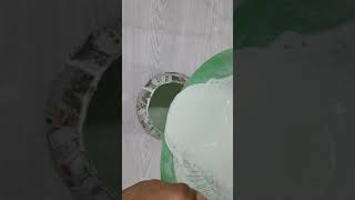 Balloon with White Cement Craft // #shorts #youtubeshorts // flower pot making