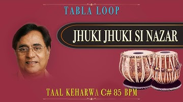 Jhuki Jhuki Si Nazar | Jagjit Singh | Tabla Loop | C# 85 BPM | Tabla Loop | Keharwa Loop | Keharwa