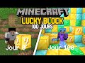 100 jours avec des lucky blocks sur minecraft 