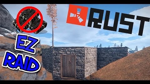 RUST - RAID. Без взрывчатки, окупился на 10000%. Выживание RUST.