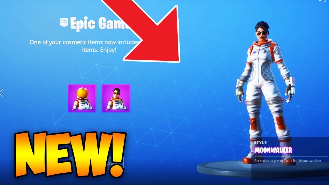 fortnite season8 itemshop - moonwalker fortnite skin