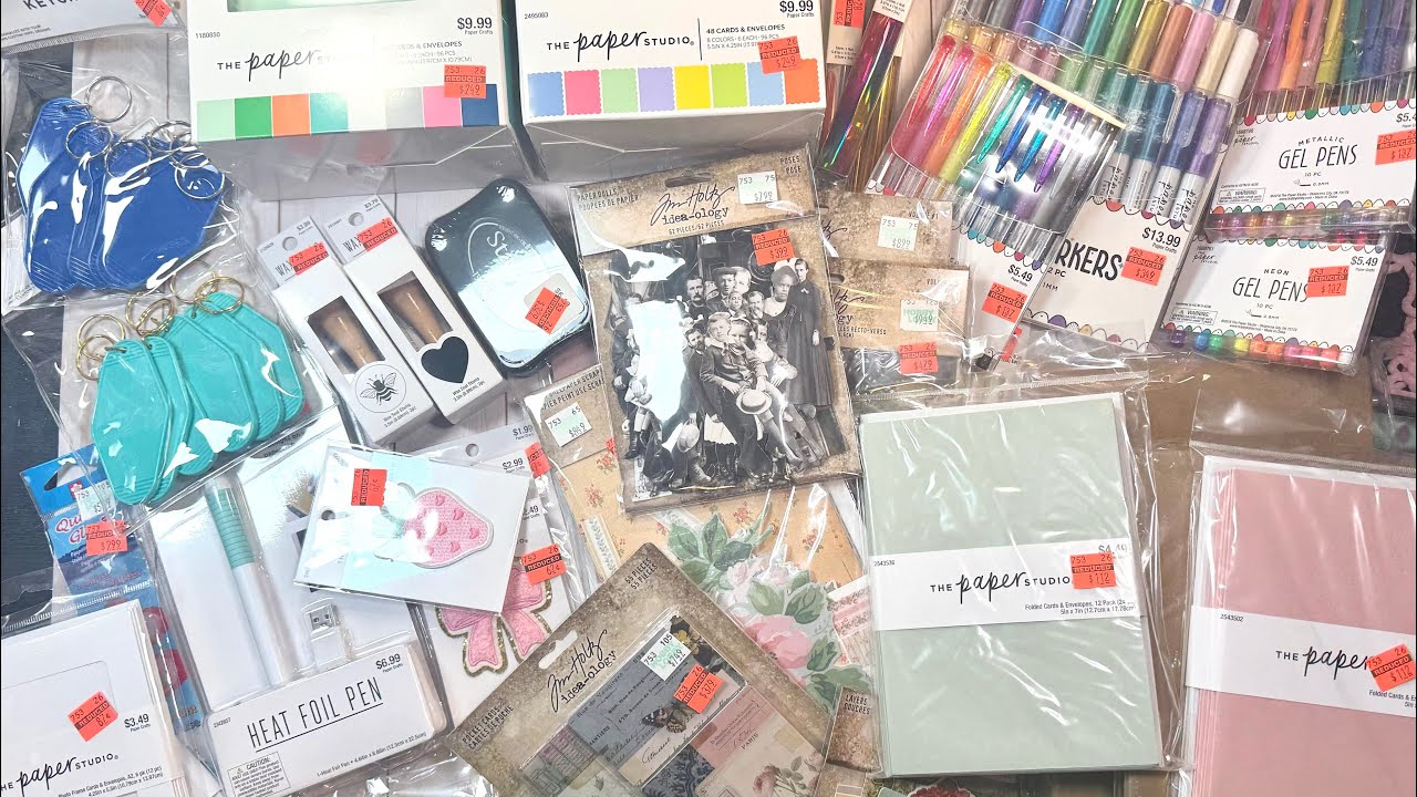 Огромная распродажа в Hobby Lobby! Много товаров для рукоделия из бумаги! Tim Holtz, маркеры, наш...