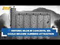 Town of Concrete's historic silos offer opportunity for climbers