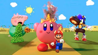 Dumb Ways To Die With Kirby, Sonic, Mario Bros & Peppa Pig