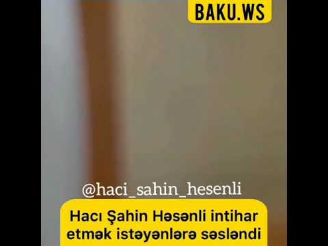 Hacı şahin intihar edenlere seslendi