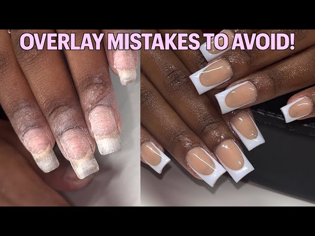 Hard Gel Nail Overlay Do's and Dont's | Nail Shape Transformation - YouTube