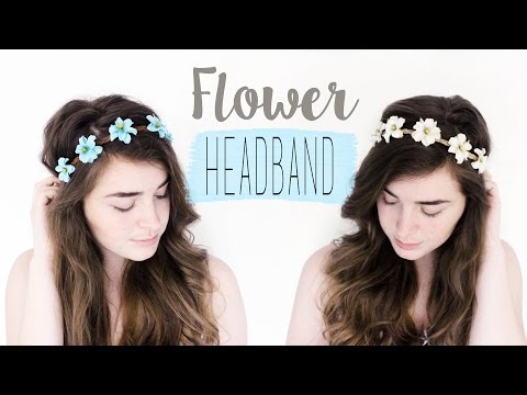 Video: Hoe Maak Je Een Hoofdband Met Bloemen Met Je Eigen Handen