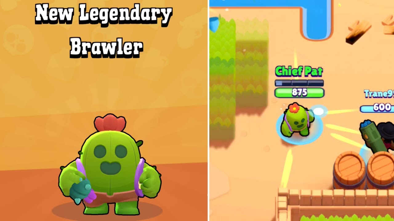 Brawl Stars We Got Spike First Legendary Brawler Youtube - spike brawl stars paars