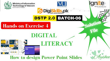 digital literacy exercise 4 batch 6 | dstp 2.0 batch 06 digital literacy exercise no 4 digiskills