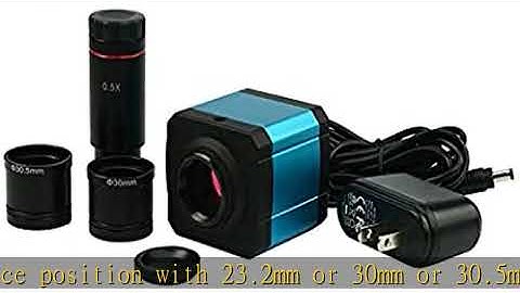 HAYEAR 14MP HDMI 1080P HD USB Digital Industry Microscope Camera TF Card Video Recorder 0.5X C Moun