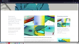 Intro to Diploma in Groundwater Modeling with Python and FloPy - 05 th March to 11 th July 2024)