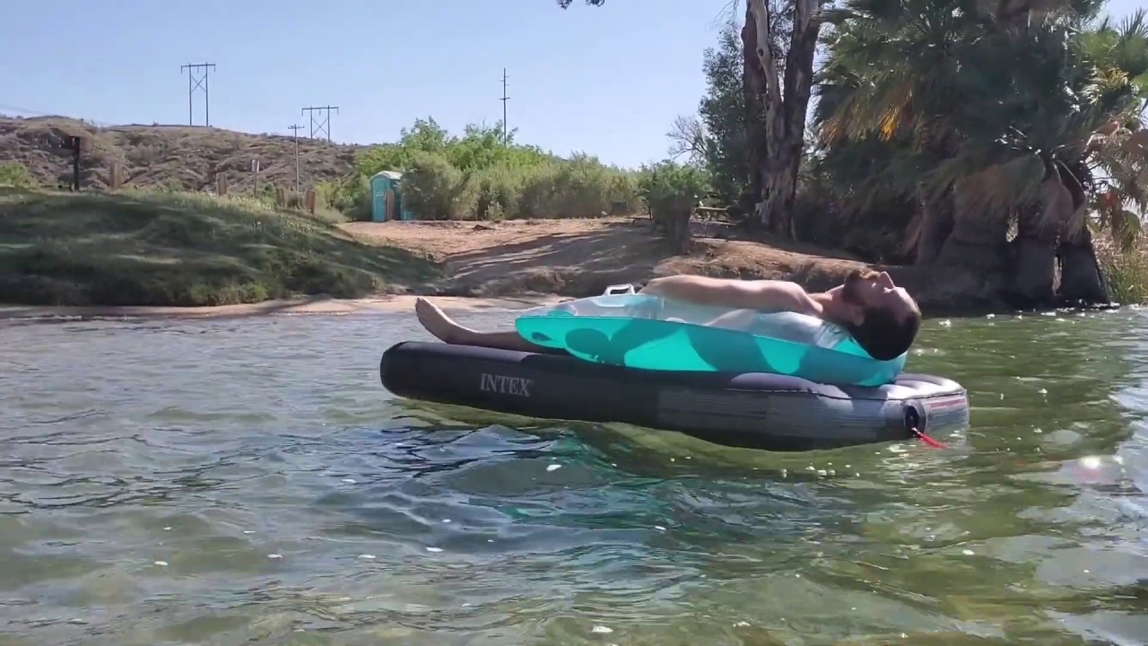 DIY Floating Recliner - Colorado River,  Arizona