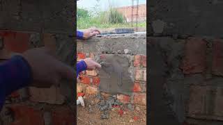 brick wall space in the block #construction #satisfying #design #wall