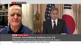 Daniel Davis discuses the Chinese surveillance balloon on BBC