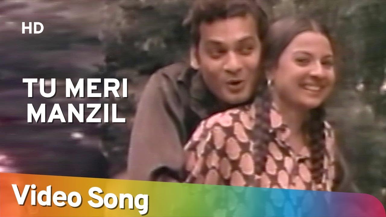 Tu Meri Manzil HD  Nanha Shikari 1973  Tanuja  Deb Mukherjee  Kishore Kumar  Asha Bhosle