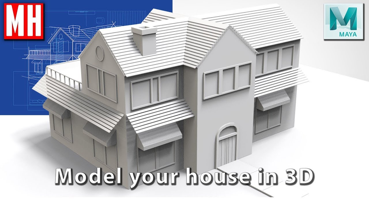 How to model your HOUSE in 3D - YouTube