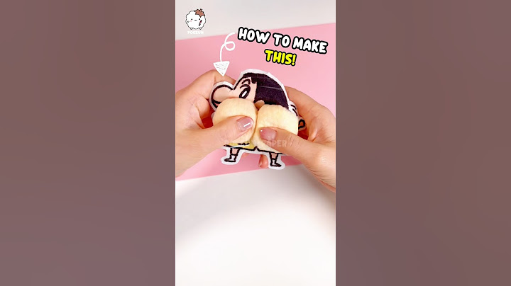 DIY Shin-chan Squishy🍑