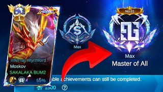 Reached Master of All No.01 Max in MOBA 5v5 🏆FULL MOSKOV GAMEPLAY SOLO RANK || screenshot 5