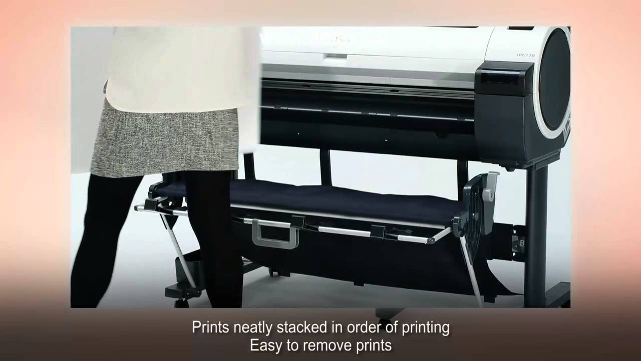 Plotter Canon IPF670 iPF770 - YouTube