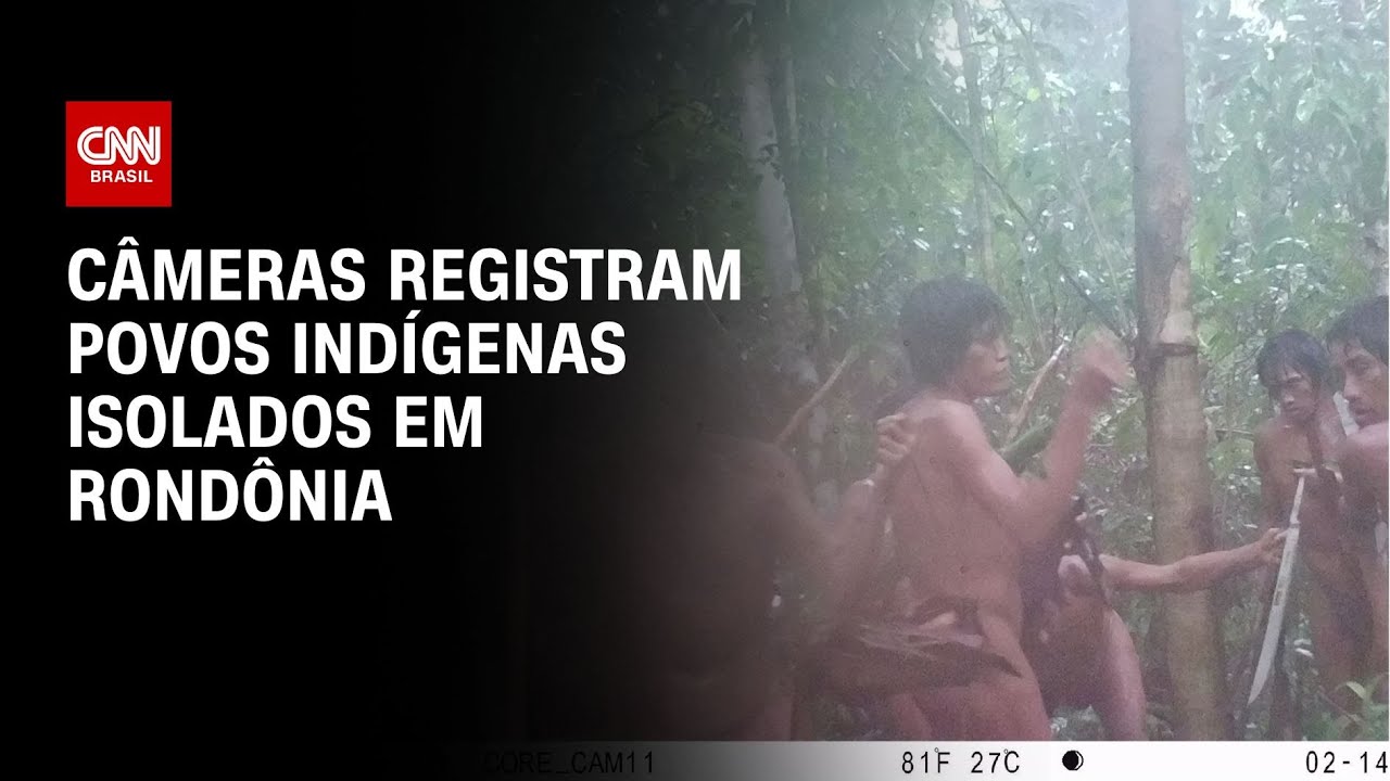 Câmeras registram povos indígenas isolados em Rondônia | CNN PRIME TIME