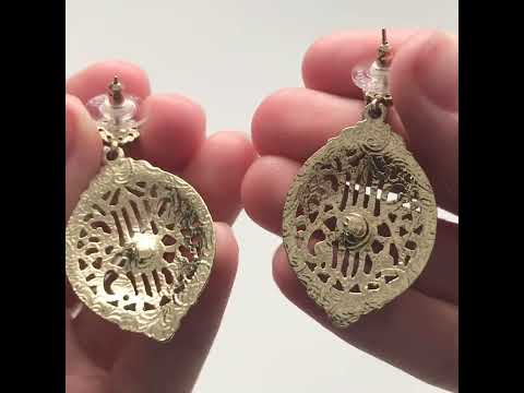 Big Crystal Earrings
