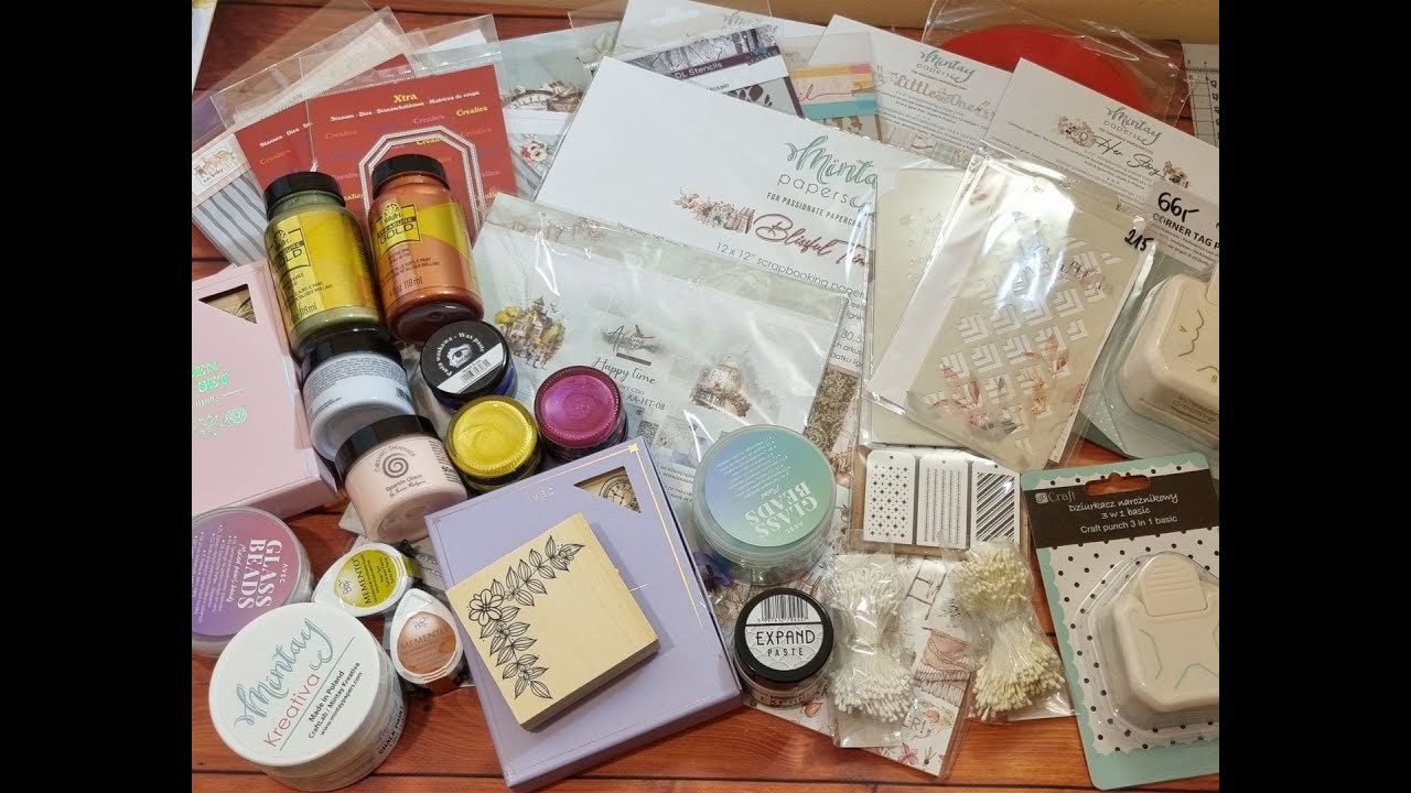 HAUL zakupowy - action, Zielone koty, sklepik Gosi - scrapbooking :)
