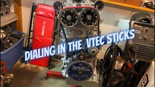 Degreeing Skunk2 Pro 1s on my B18C